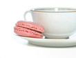 macaron à la fraise rafiné