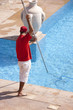 Photo: cleaning swimming pool cleaning swimming pool