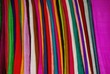 Colorful fabrics op silk from Asia