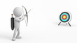 Archery, cartoon character