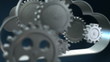 Abstract cloud computing concept