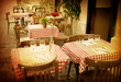 old-fashioned Cafe terrace