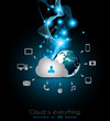 Cloud Computing concept background