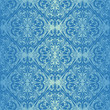 Seamless blue wallpaper - style retro.