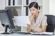 Asian Chinese Woman or Businesswoman in Office