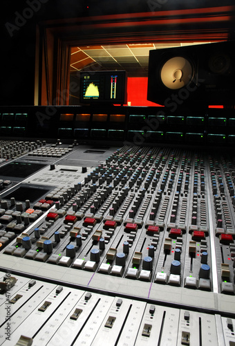 Photo: recording desk sound music studio recording desk sound music studio