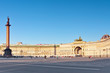  Alexander Column on Palace Square in St. Petersburg