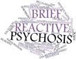 Word cloud for Brief reactive psychosis