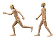 Crash Test Dummies isolated with clipping paths