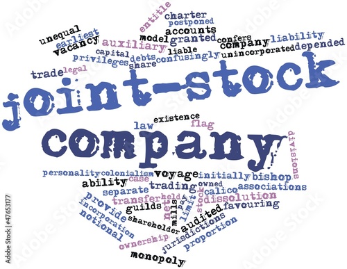 Illustration: Word cloud for Joint-stock company Word cloud for Joint-stock company