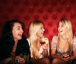 Swapping stories over cocktails