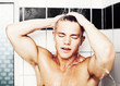 Photo: Washing his hair Washing his hair