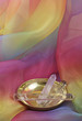 Crystal Wands in Brass dish