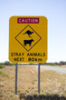 Warnschild in Australien