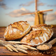 Freshly baked traditional bread