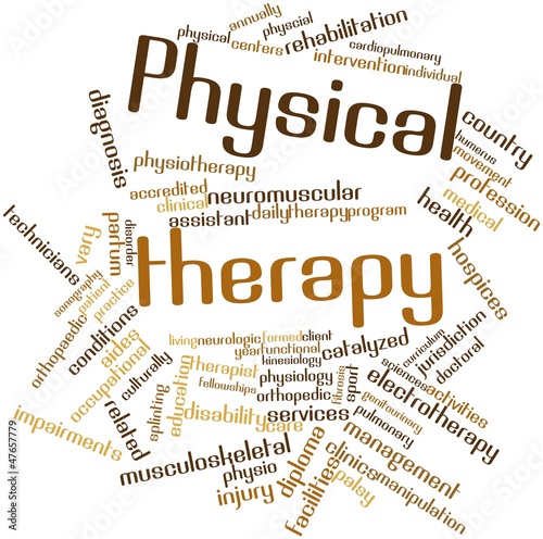 Illustration: Word cloud for Physical therapy Word cloud for Physical therapy
