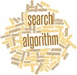 Word cloud for Search algorithm