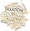 Word cloud for Taxation in Algeria