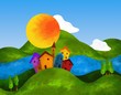Illustration: casette colorate casette colorate