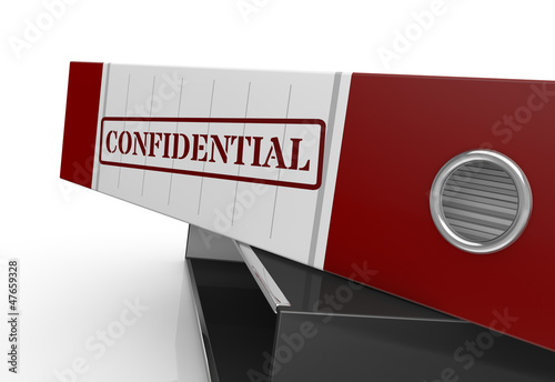 Illustration: concept of confidential data concept of confidential data