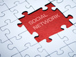 Social network - missing pieces of a jigsaw