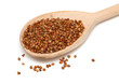 buckwheat in a wooden spoon