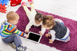 Kids with tablet