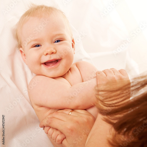 Photo: Gymnastics for the baby. Gymnastics for the baby.