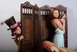 boy spying for the girl