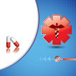 Abstract medical background