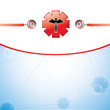 Abstract medical background