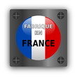 Logo métallique Fabriqué en France