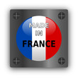 Logo métallique Made In France