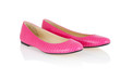 Ballet shoes in fashion concept