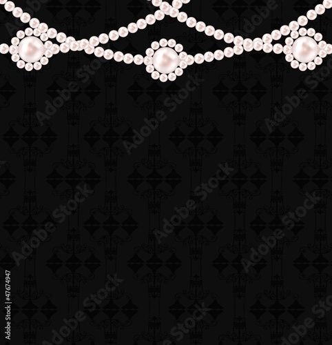Vector: Beauty pearl background vector illustration Beauty pearl background vector illustration
