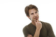 Thoughtful young man