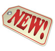 Price Tag New and Improved Word Product Merchandise