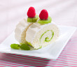 Photo: Roll vanilla cheesecake Roll vanilla cheesecake