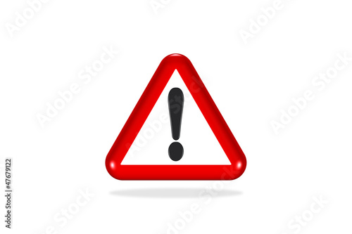 Illustration: Signalisation icone - Panneaux warning sign - red triangular Signalisation icone - Panneaux warning sign - red triangular
