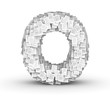 Illustration: Letter O, page documents font Letter O, page documents font