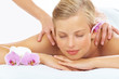 Letting expert hands ease her stress