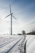 Windpark im Winter