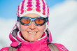 Young woman in a ski wear