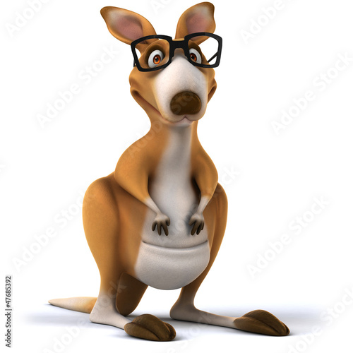 Illustration: Fun kangaroo Fun kangaroo