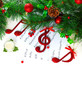 Photo: Christmastime treble clef Christmastime treble clef