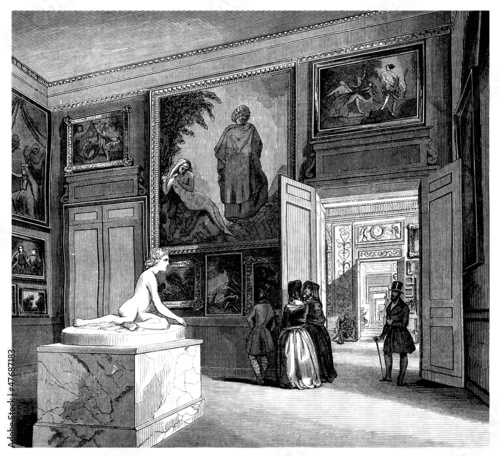 Illustration: Interior Museum - 19th century Interior Museum - 19th century