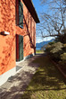 beautiful apartment, outdoor, red facade