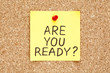 Are You Ready