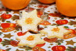 Orangensterne Weihnachtsgebäck