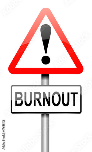 Illustration: Burnout concept. Burnout concept.